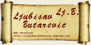 Ljubisav Butarević vizit kartica